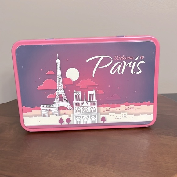 Lot of 3 Paris Decorated Tins by Massilly France - 7.25" x 5.25" - Picture 8 of 15